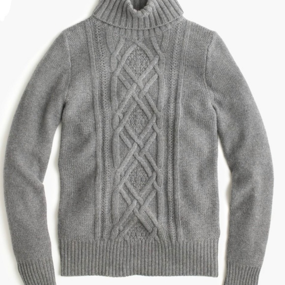 J. Crew Sweaters - (10/$40) J.Crew | Gray Wool Turtleneck